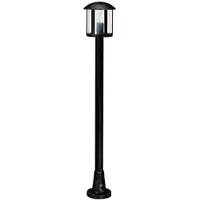 Albert 604139 Wegeleuchte Typ Nr. 4139 - Farbe: schwarz-Silber, für 1 x Lampe, E27