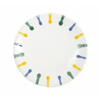 Gmundner Keramik Buntgeflammt Untertasse Cup 15 cm Buntgeflammt 0103TUCU15