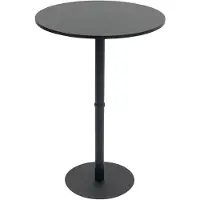 CLP Stehtisch Hereford Rund Schwarz/Schwarz/75 cm