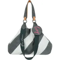 Fritzi aus Preußen Schultertasche Izzy Medium Limited Frottee Shopper Grey - Beige grau