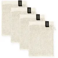 Schöner Wohnen Waschhandschuh "Sense", (Packung, 4 St., 4 Waschhandschuhe 16 x 21 cm)