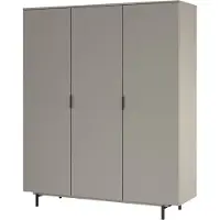 Germania Tomino Kleiderschrank steingrau/Soft-close