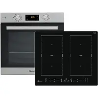 Bauknecht BAKO3 SF26 - Backofen & Induktionskochfeld mit 5 Jahre Garantie, BAK3SKN8VIN & BB8760CAL, Montage mit Rahmen aufliegend, 60 cm