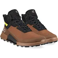 Ecco Wanderschuhe Biom 2.1 Mountain Mid GTX (Premium-Nubukleder, wasserdicht) dunkelbraun Herren