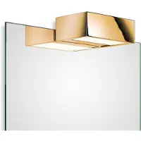DECOR WALTHER Badezimmerlampe Box 15 N LED Goldfarben