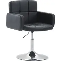 CLP Lounger Los Angeles Kunstleder Schwarz