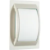 Albert Außenlampe Pentangles Curved Weiß