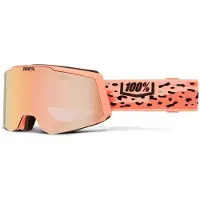 100% Snowcraft S Hiper Skibrille-Orange-One Size
