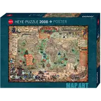 Heye Pirate World, 2000 Stück(e), Landkarten