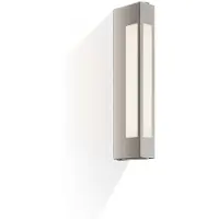 DECOR WALTHER Badezimmerlampe Bloc 37 Nickel Gebürstet