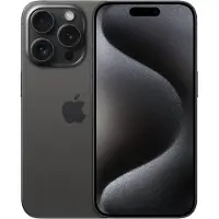 Apple iPhone 15 Pro , 15,5 cm (6.1"), 2556 x 1179 Pixel, 128 GB, 48 MP, iOS 17, Titan, Schwarz