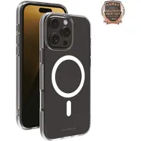 Vivanco MAG STEADY Cover fuer iPhone 16 Pro Max, transparent, 1.5m Drop-Protection, MagSafe Support