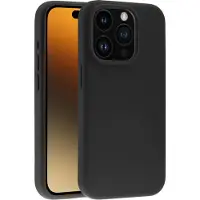 Vivanco MAG HYPE Cover fuer iPhone 15 Pro Max, schwarz, MagSafe Support