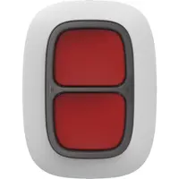 Ajax DoubleButton Kabelloser Notfallknopf (Zwei Tasten, Panic Button, IP55 Schutzklasse, Weiss)