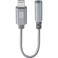 Cellularline MUSIC ENABLER - Lightning, Lightning, Stecker, 3.5mm, Buchse, 0,01 m, Grau