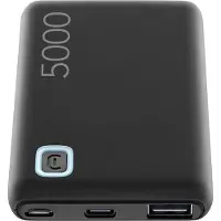 Cellularline Power Bank ESSENCE 5000, 5000 mAh, Lithium Polymer (LiPo), 12 W, Schwarz