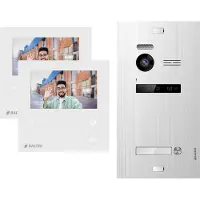 Balter EVO MINI Video Türsprechanlage Silber Set für 1-Familienhaus 2x 4,3" Monitor