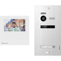 Balter EVO HD MINI Aufputz Video Türsprechanlage Schwarz Set für 1-Familienhaus 2x 4,3" WLAN Monitor