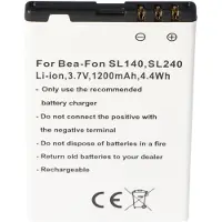 AccuCell Akku Bea-Fon SL140, SL240 Akku SL140