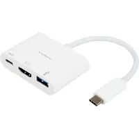 Vivanco ViVanco34293, USB 3.2 Gen 1 (3.1 Gen 1) Type-C, Weiß, USB 3.2 Gen 1 (3.1 Gen 1) Type-C, Windows 10, Windows 7, Windows 8.1, Mac OS X 10.6 Snow Leopard, ChromeOS