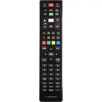 Vivanco ViVancoRR 270, TV, IR Wireless, Drucktasten, Schwarz