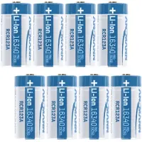 AccuCell 8x wiederaufladbare Akkus passend für Netgear ARLO VMC3030,ARLO VMC3230,ARLO VMC3330,ARLO VMC3430 3,7 Volt 850mAh + 2x Akku Aufbewahrungsbox Gratis !