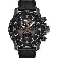 Tissot Herrenuhr Supersport Chrono Basketball Edition 45,5 mm 125.617.36.081.00, Schwarz