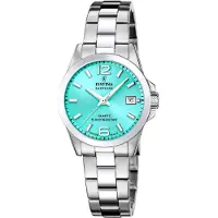 Festina Armbanduhr Acero Clasico Swiss Made Turquoise