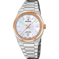 Festina Armbanduhr Rivé Swiss Made Silver & Rose-gold