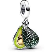 Pandora Moments 925 Sterling Silver Avocado Charm with Gold Plating 763405C01