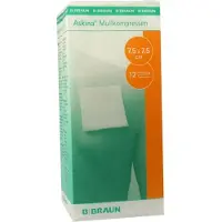 B. Braun Melsungen AG Askina Mullkompressen 7,5x7,5 cm unsteri 100 St
