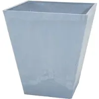 Mega Collections Ecostone Quadratischer Grauer Pflanzen Topf - Mega Kollektion 41 x 45 cm