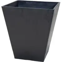 Mega Collections Ecostone Square Black Pflanzentopf - Mega Kollektion 41 x 45 cm