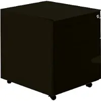 Mauser Schubladencontainer mit Rollen, 570x600, 1 Schub, 1 Hängeregistratur, graphit
