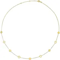 Jackie Gold Jackie JKN23.302 Dames Collier Goud - 50cm JKN23.302 Damenhalskette