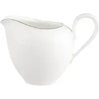 Villeroy & Boch Milchbehälter "Milchkännchen Anmut Platinum No.1 180 ml weiß", weiß, Milchbehälter, Milchbehälter