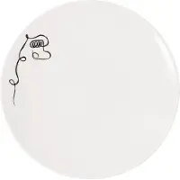 Villeroy & Boch Frühstücksteller "Frühstücksteller Statement Lines ø 21,2 cm weiß"