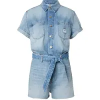 Lee Damen Jumpsuits Chore Shortall - Lichtblauw - Größe XS