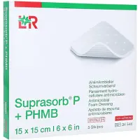 Suprasorb P+Phmb Schaumverband 15x15 cm 5 St Verband