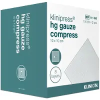 Mediq Deutschland GmbH Klinipress hg Gauze compress 10x10 cm 8l 2X50 St