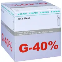 Mini-Plasco connect Glucose 40% B.Braun Mini Plasco connect Inf.-L.-K. 20x10 ml Infusionslösungskonzentrat