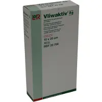 Vliwaktiv AG Aktivkohle Saugkomp.m.Silber 10x20 cm 10 St Kompressen