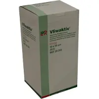 Vliwaktiv Aktivkohle-Saugkomp.steril 10x20 cm 20 St Kompressen