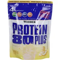 Weider Protein 80 Plus Molkenprotein mit Aminosäuren Geschmack Vanilla 500 g