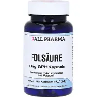 Hecht Pharma GmbH Geschäftsbereich Handelsware Folsäure 1 mg Gph Kapseln 90 St