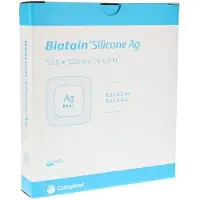 Coloplast GmbH Biatain Silicone Ag Schaumverband 12,5x1 5 St