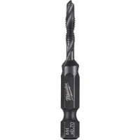 Milwaukee Zubehör 4932498262 HSS G Bohrer-Gewindebohrer-Kombination 1/4" HSS-G M4x52mm - 1 Stück