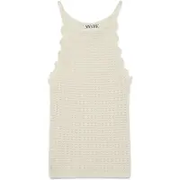 Aware Stricktop "VMPANAMA SL KNIT TOP VMA NOOS" im tollen Ajour-Strickmuster