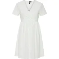 Pieces Abby Brod Ang Kurzes Kurzarmkleid
