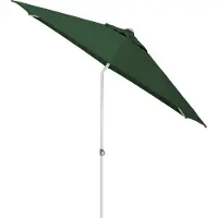 Kettler Easy Push Schirm Ø 300 cm, UPF 50+, silber/ grün, Aluminium/Polyester mit PolyurethanBeschichtung